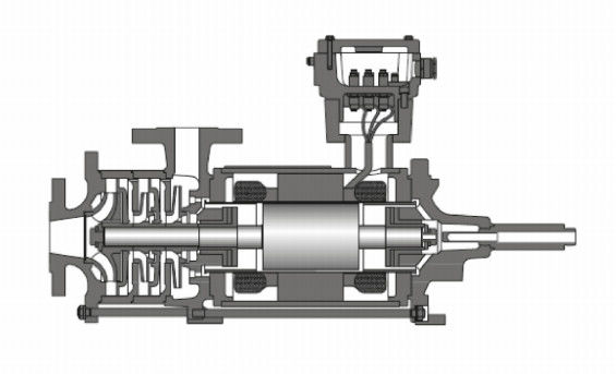 L'étape unique industrielle et les pompes à plusieurs étages peuvent la pompe à moteur 200m3 H